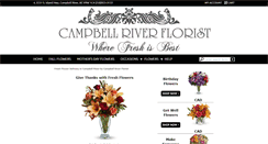 Desktop Screenshot of campbellriverflorist.com